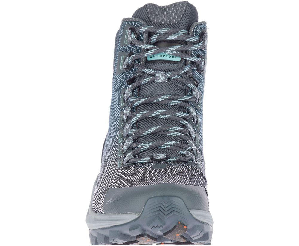 Merrell Boots Grey - Thermo Cross 2 Mid Waterproof - Womens 13UEGDLVQ